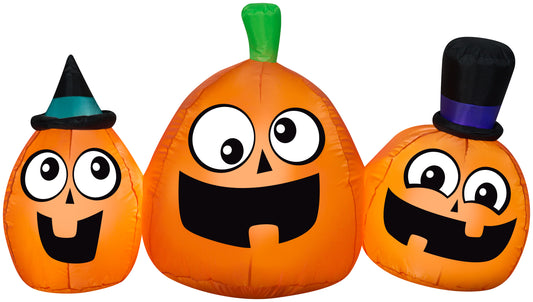 5' Inflatable Trio Jack-o-Lantern Scene