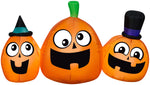 Load image into Gallery viewer, 5&#39; Airblown Inflatable Trio Jack-o-Lantern Scene
