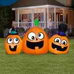 Load image into Gallery viewer, 5&#39; Airblown Inflatable Trio Jack-o-Lantern Scene
