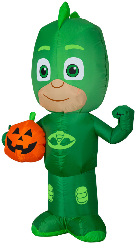 3' Gekko w/ Jack o Lantern Halloween Inflatable