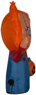 Load image into Gallery viewer, Gemmy Airblown Inflatable Chucky CarBuddy, 3 ft Tall, Orange
