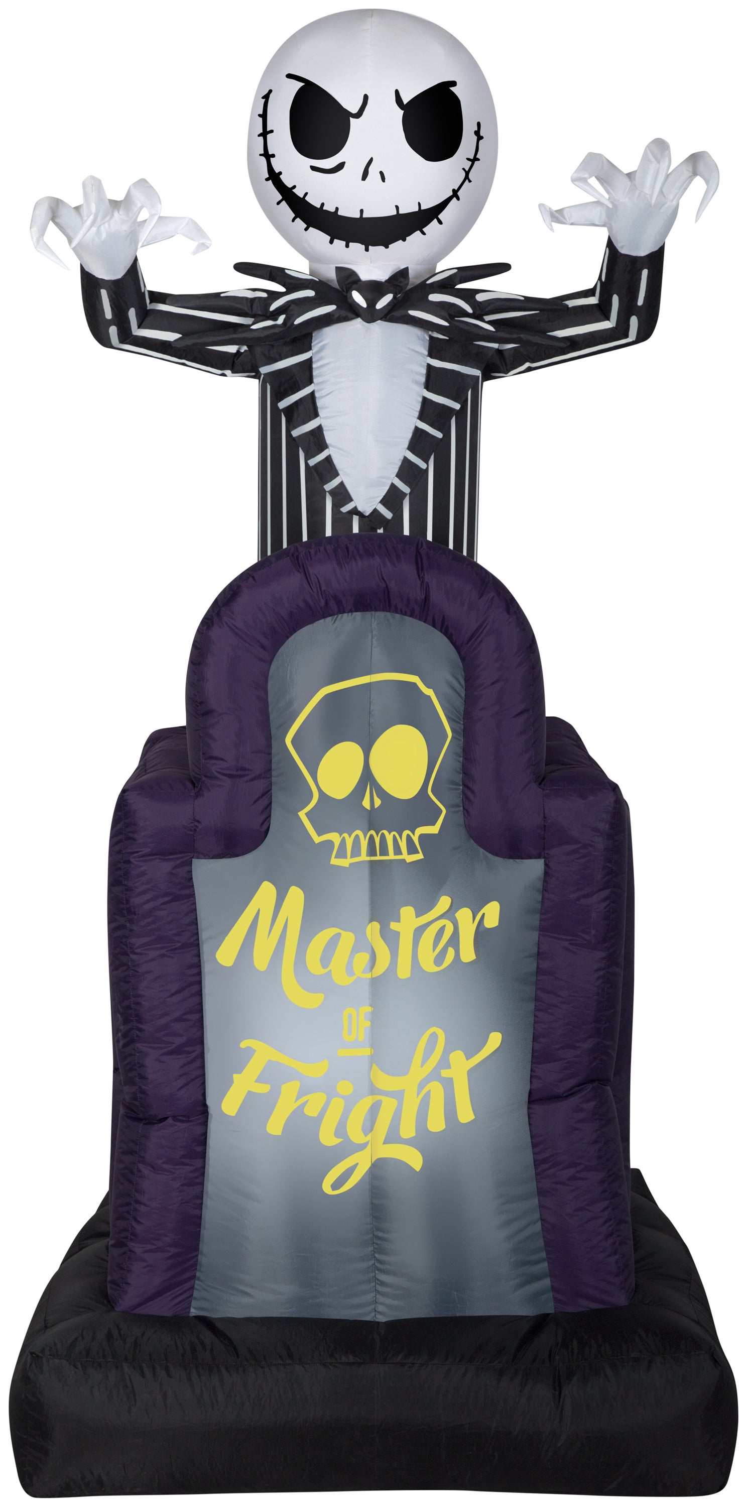 Gemmy 6' Animated Airblown Inflatable Pop-Up Jack Skellington in Tombstone Disney