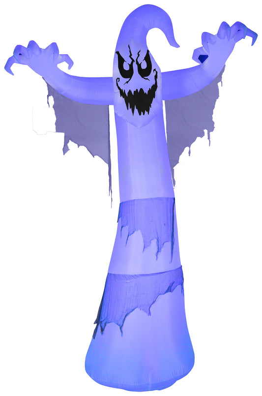 Lightshow ShortCircuit Ghoul Ghost Giant (Black Light), 12 ft Tall