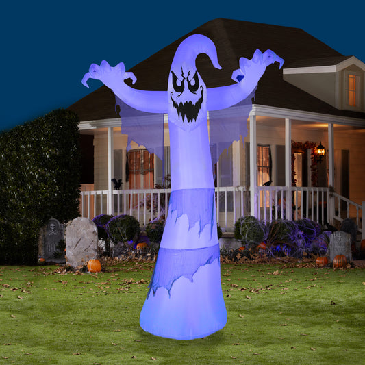 Lightshow ShortCircuit Ghoul Ghost Giant (Black Light), 12 ft Tall lifestyle