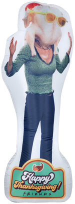 Load image into Gallery viewer, Gemmy Photorealistic Airblown Monica w/Turkey On Her Head S LG WB , 6 ft Tall
