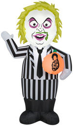 Load image into Gallery viewer, Gemmy Airblown Inflatable Beetlejuice, 3.5 ft Tall, black
