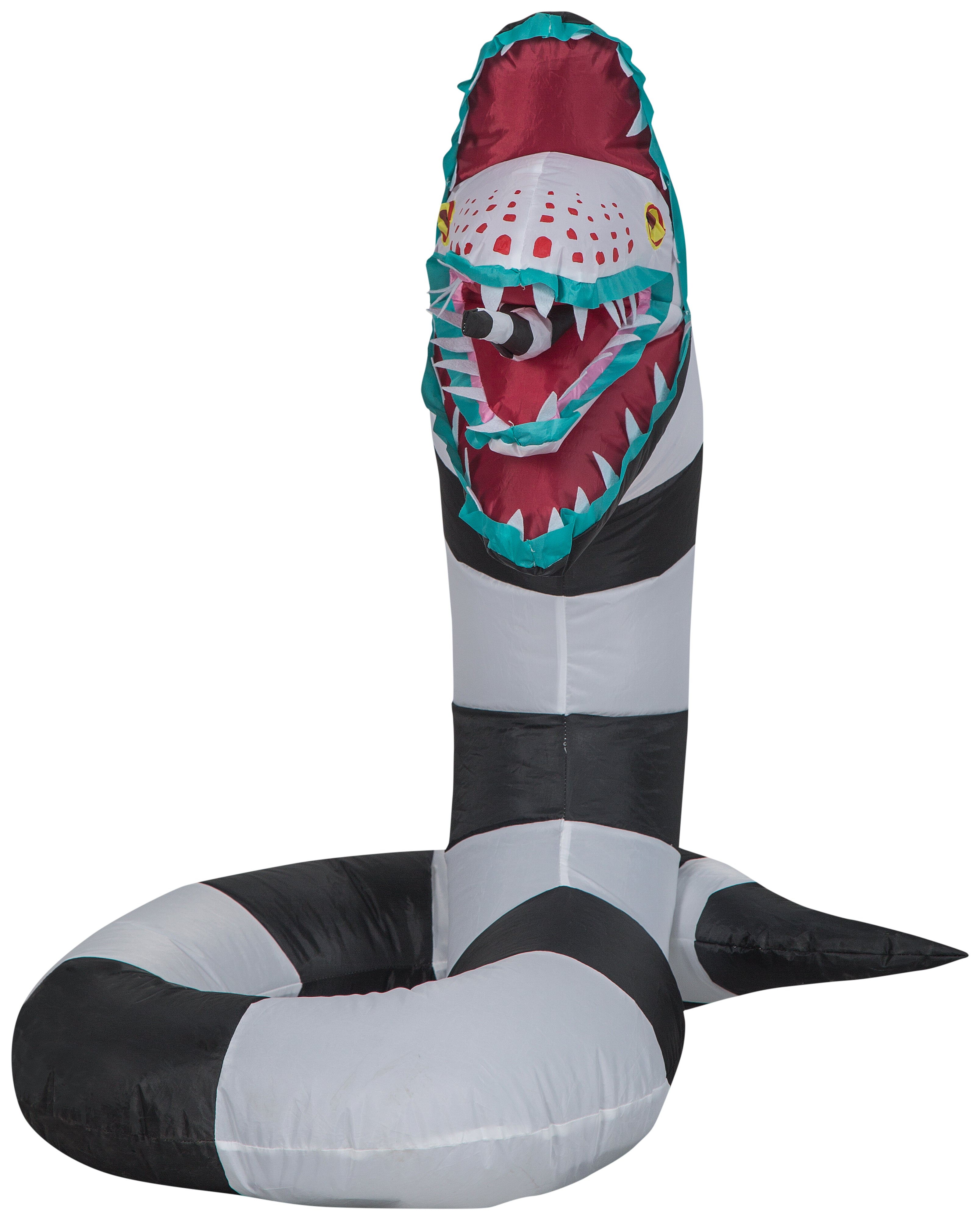 Gemmy Airblown Inflatable Beetlejuice Sandworm, 3 ft Tall, Multicolored
