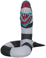 Load image into Gallery viewer, Gemmy Airblown Inflatable Beetlejuice Sandworm, 3 ft Tall, Multicolored
