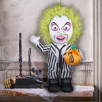 Load image into Gallery viewer, Gemmy Stylized Beetlejuice Halloween Greeter, Multi

