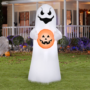 Gemmy Airblown Inflatable Ghost w/JOL , 4 ft Tall, Multi