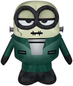 Gemmy Airblown Monster Minion FrankenBob Universal, 3 ft Tall, Multi
