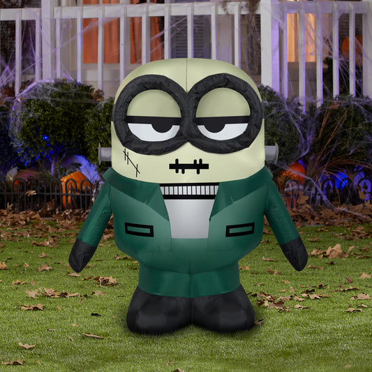 3-Ft Minion FrankenBob Halloween Inflatable lifestyle