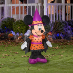 Load image into Gallery viewer, Gemmy 4&quot; Airblown Inflatable Minnie as Witch Disney
