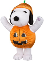 Load image into Gallery viewer, Gemmy Small Side Stepper Snoopy as Pumpkin Peanuts
