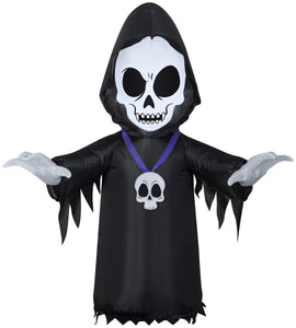 4' Airblown Inflatable Skull Reaper