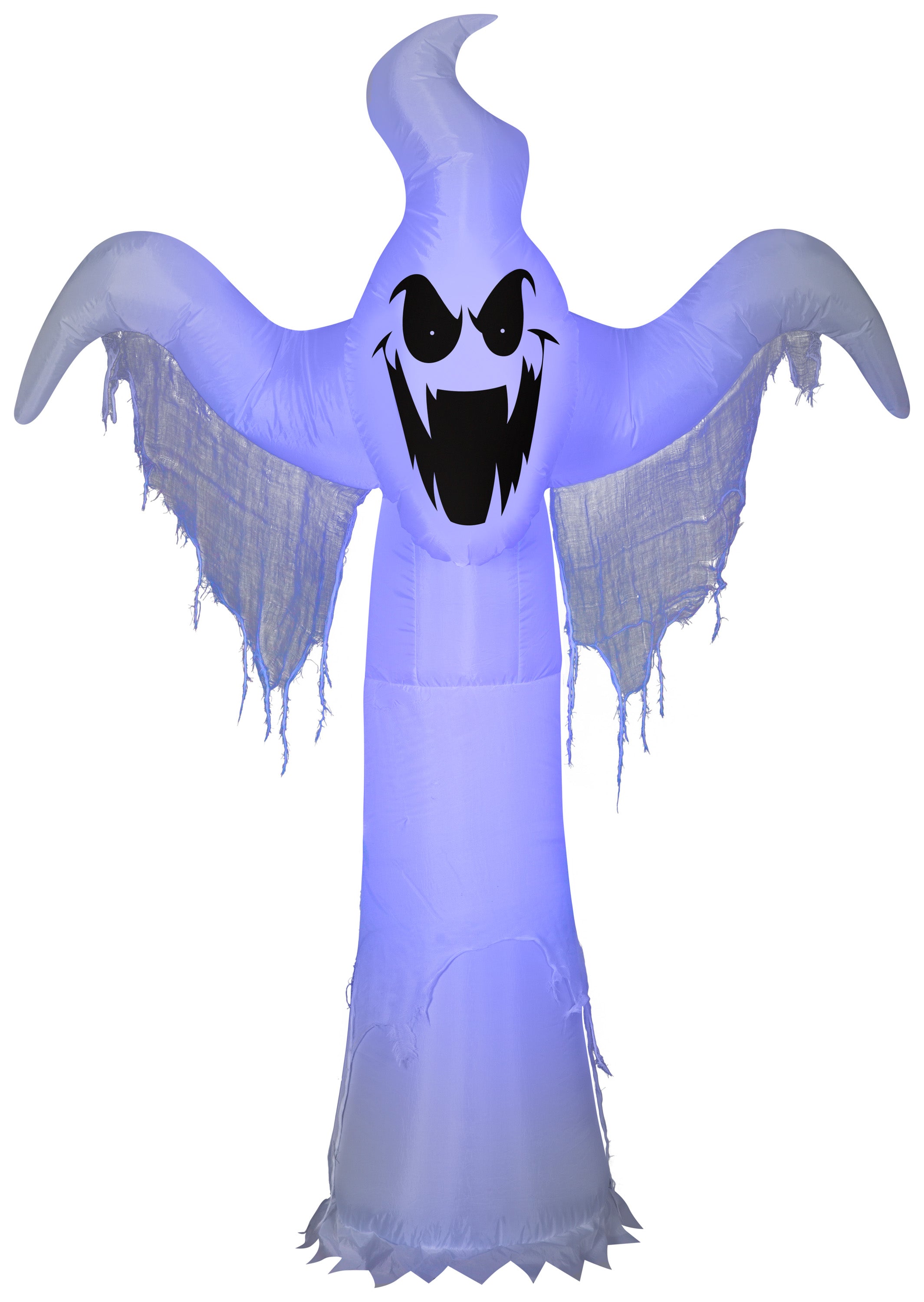 Gemmy Lightshow Airblown ShortCircuit Ghost OPP (Black Light), 6.5 ft Tall