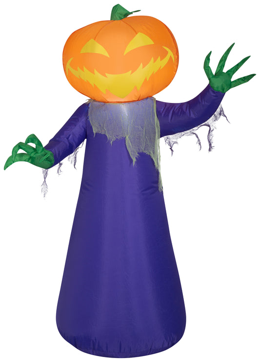 Halloween Inflatable 4' Pumpkin Witch Holiday Decoration by Gemmy