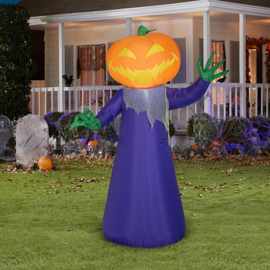 Halloween Inflatable 4' Pumpkin Witch Holiday Decoration by Gemmy lifestyle