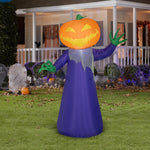 Load image into Gallery viewer, Halloween Inflatable 4&#39; Pumpkin Witch Airblown Holiday Decoration by Gemmy

