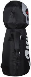 Gemmy Airblown Happy Skeleton, 3.5 ft Tall, Multicolored