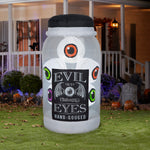 Load image into Gallery viewer, Gemmy Airblown Inflatable Jar of Evil Eyes with Flashing Lights, 5.5 ft Tall, Black

