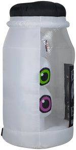 Load image into Gallery viewer, Gemmy Airblown Inflatable Jar of Evil Eyes with Flashing Lights, 5.5 ft Tall, Black
