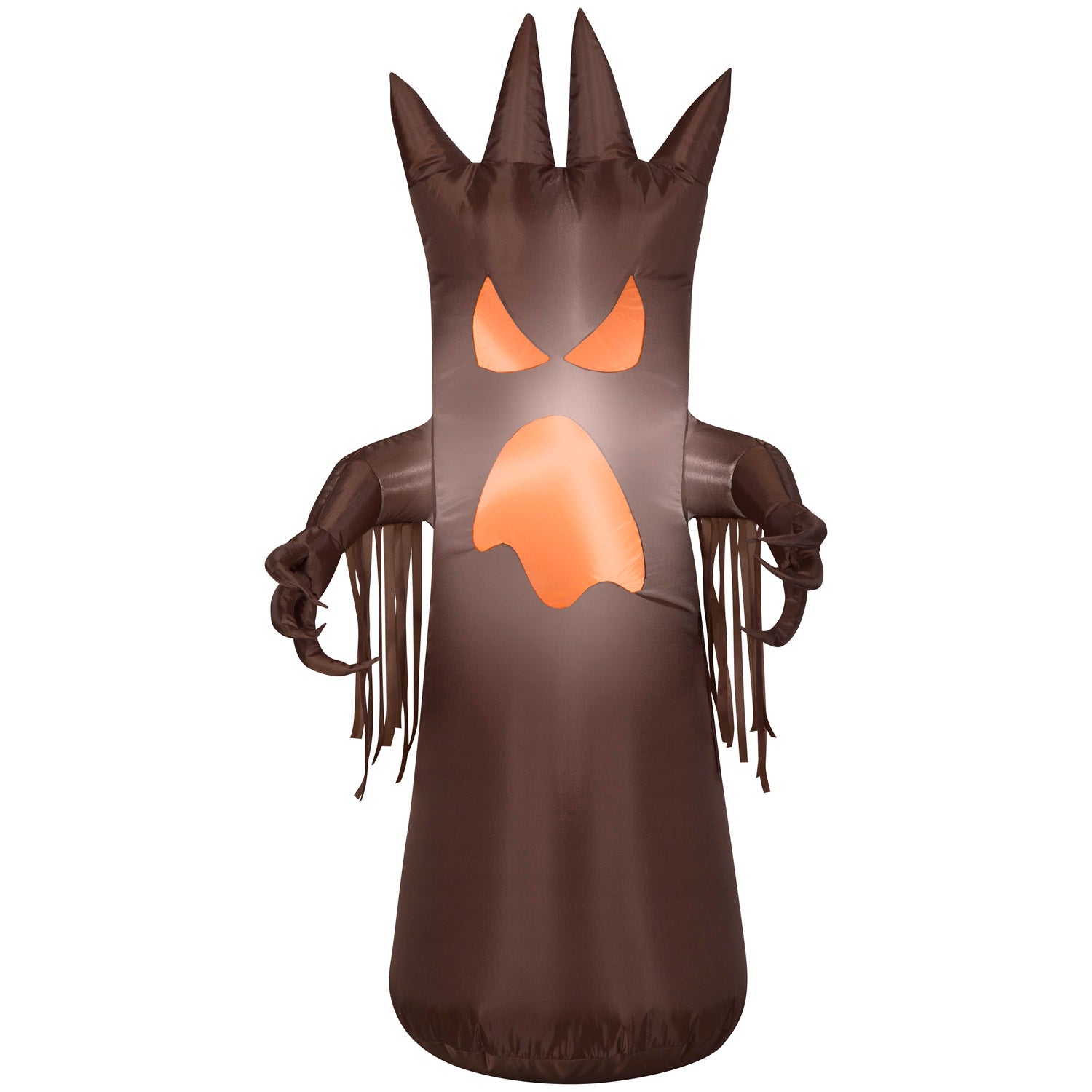 Gemmy Halloween Inflatable Spooky Brown Tree, 4 ft Tall, Multi