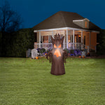 Load image into Gallery viewer, Gemmy Halloween Inflatable Spooky Brown Tree, 4 ft Tall, Multi
