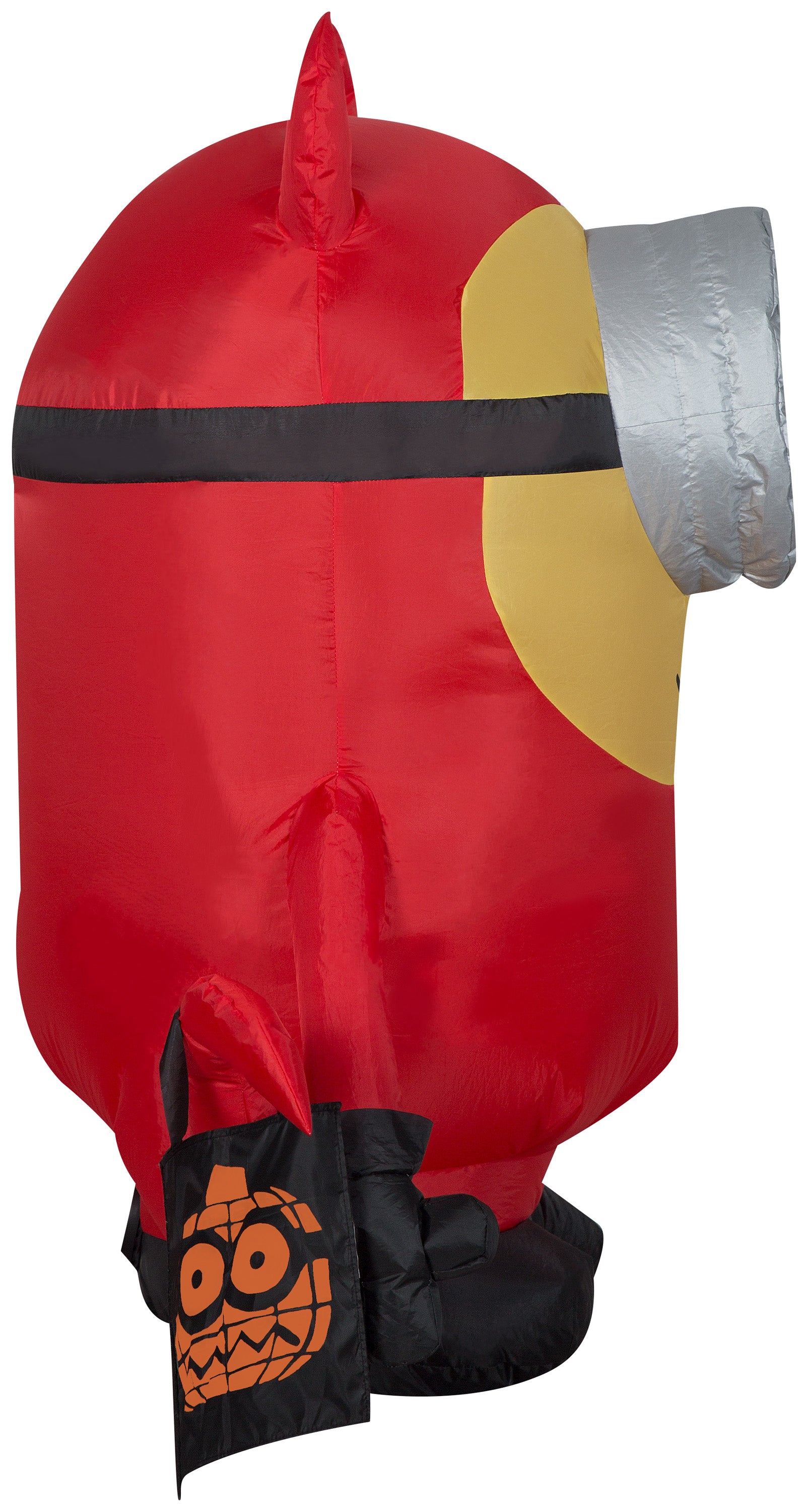 Gemmy Airblown Inflatable Minion Stuart in Devil Costume, 3.5 ft Tall, Red