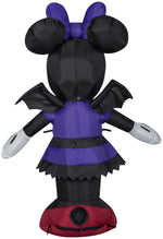 Load image into Gallery viewer, Gemmy Airblown Minnie in Bat Costume Disney , 3.5 ft Tall, Multicolored
