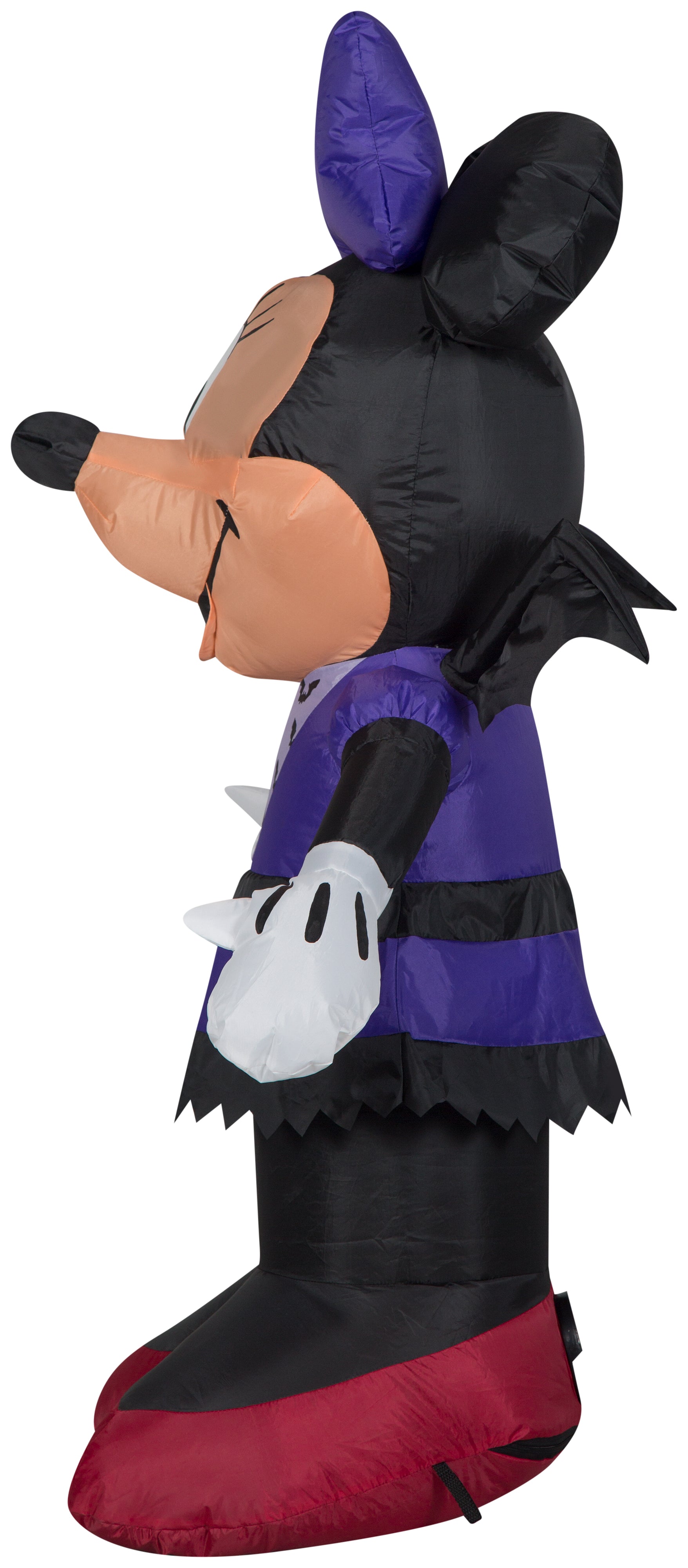 Gemmy Airblown Minnie in Bat Costume Disney , 3.5 ft Tall, Multicolored