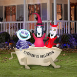 Load image into Gallery viewer, Gemmy Airblown Lock Shock and Barrel in Tub Scene Disney, 5 ft Tall
