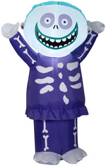 Load image into Gallery viewer, Gemmy Airblown Barrel from Nightmare Before Christmas Decor Disney, 3.5 ft Tall, Purple
