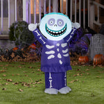 Load image into Gallery viewer, Gemmy Airblown Barrel from Nightmare Before Christmas Decor Disney, 3.5 ft Tall, Purple
