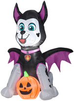 Load image into Gallery viewer, Gemmy 3 ft Tall Airblown Marshall as Bat Nick
