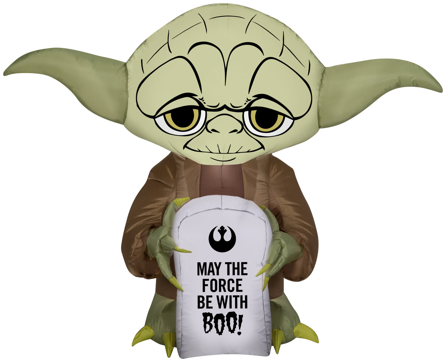 3-Ft Star Wars Yoda with Tombstone Halloween Inflatable