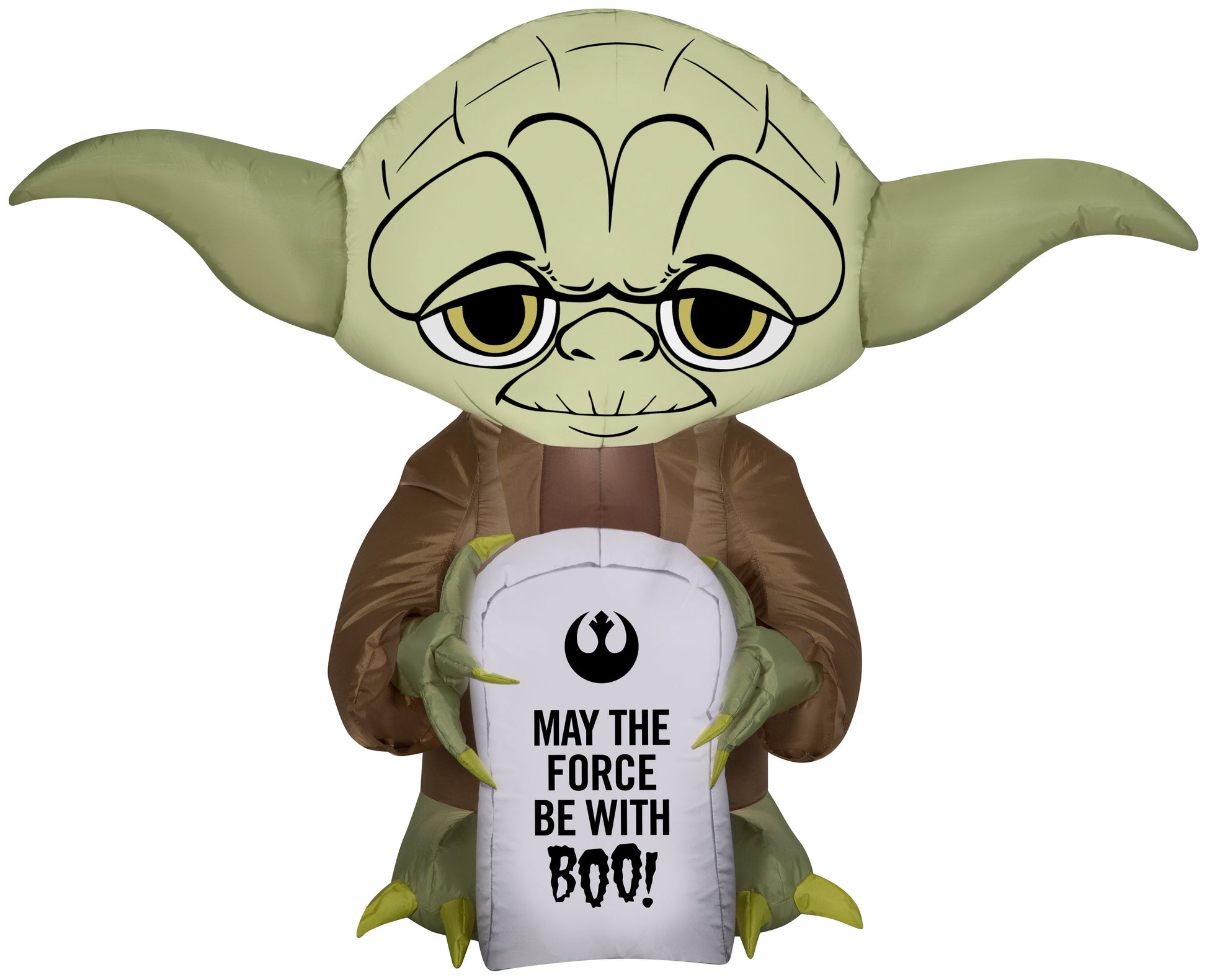 3-Ft Star Wars Yoda with Tombstone Halloween Inflatable