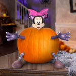 Load image into Gallery viewer, Gemmy Pumpkin Push Ins Minnie as Cat Disney, orange
