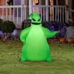 Load image into Gallery viewer, Gemmy 3.5ft Airblown Inflatable Green Oogie Boogie Disney
