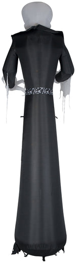 Load image into Gallery viewer, Gemmy Giant Airblown Inflatable Dapper Skull Ghoul, 12 ft Tall, White
