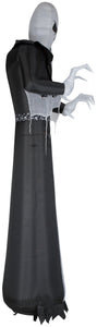 Gemmy Giant Airblown Inflatable Dapper Skull Ghoul, 12 ft Tall, White