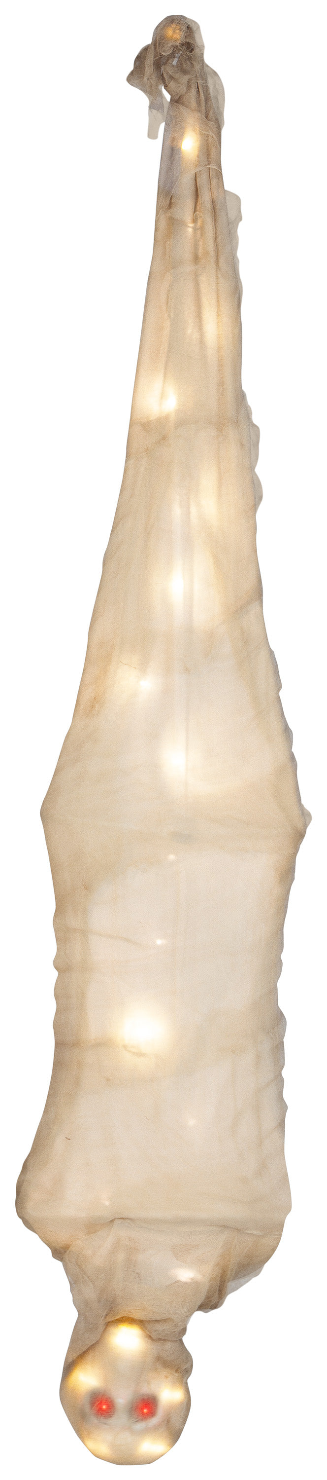 6ft Hanging Shaking Cocoon Willie Rott Mummy w/Red Eyes