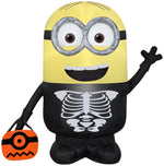 Load image into Gallery viewer, Gemmy Airblown Dave as Skeleton Universal, 3 ft Tall, Multi
