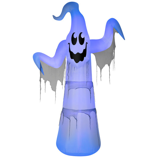 Lightshow Inflatable ShortCircuit Floating Ghost Giant (Black Light), 12 ft Tall