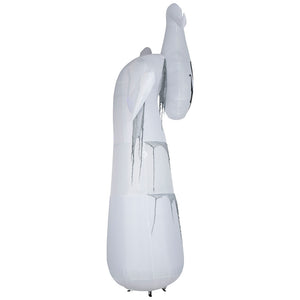 Gemmy Lightshow Airblown Inflatable ShortCircuit Floating Ghost Giant (Black Light), 12 ft Tall, Multi
