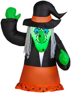 Gemmy Airblown Inflatable Car Buddy Witch