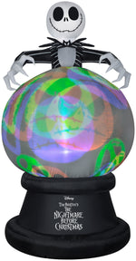 Load image into Gallery viewer, Gemmy 9&#39; Projection Airblown Globe NeonGlo NBC w/Hovering Jack-LG-Disney (YOGPl)
