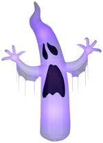 Load image into Gallery viewer, Gemmy Lightshow Airblown ShortCircuit Ghoul Ghost Giant (Black Light) , 12 ft Tall
