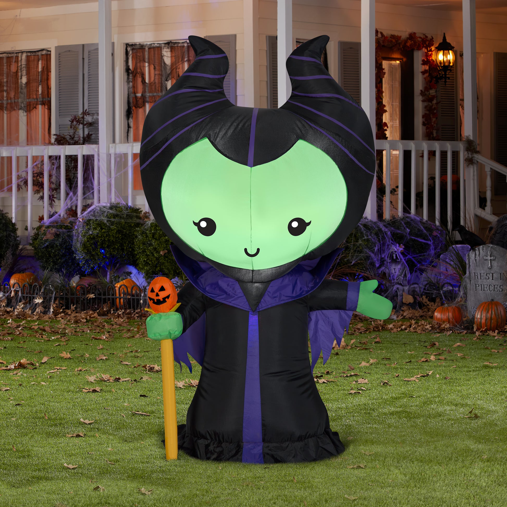3.5-Ft Disney Maleficent Halloween Inflatable lifestyle