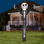 Load image into Gallery viewer, Gemmy 12&#39; Animated Airblown Jiggler Jack Skellington w/Internal Spotlight-Disney
